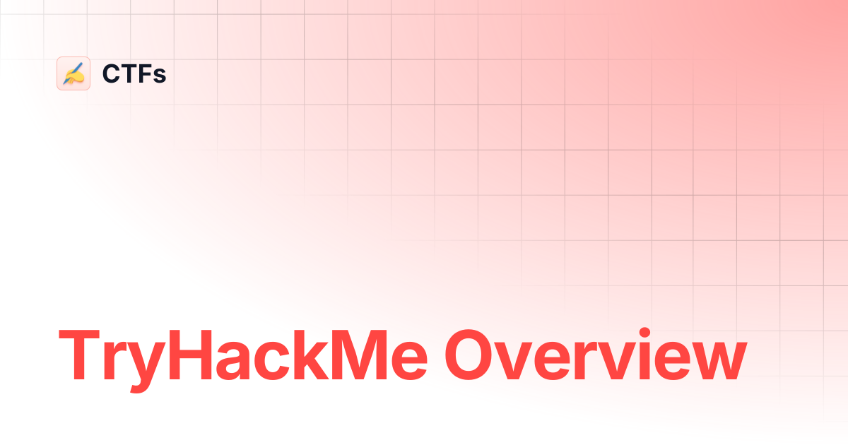 TryHackMe Overview | CTFs